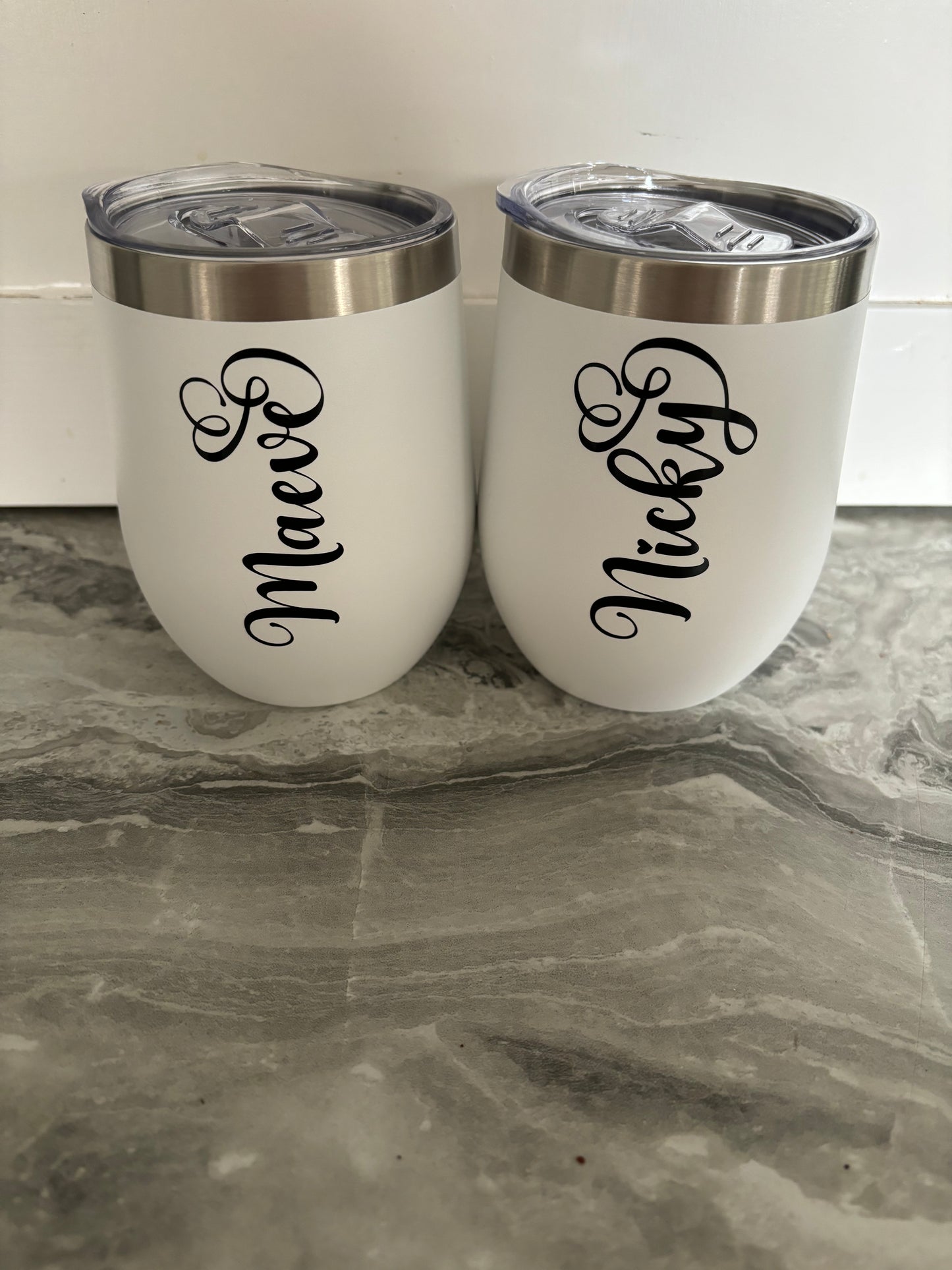 Personalized 12oz travel mug