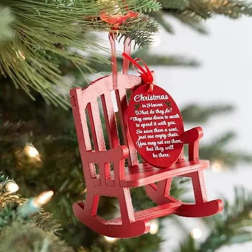 Memorial Christmas tree ornament with gift bag
