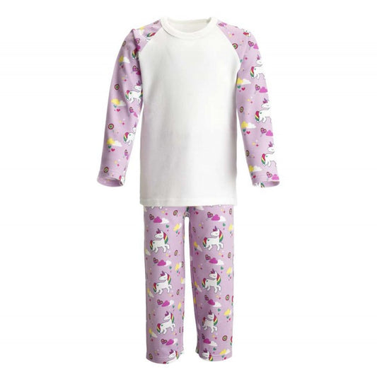 Personalized long sleeved Pyjamas -unicorn